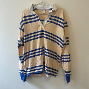 Metroknit vintage rugby womens large